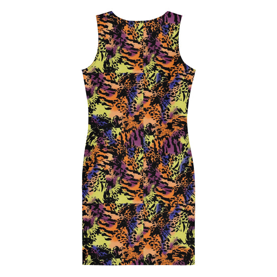 Maadish | Multicolored Animal Print Fitted Dress