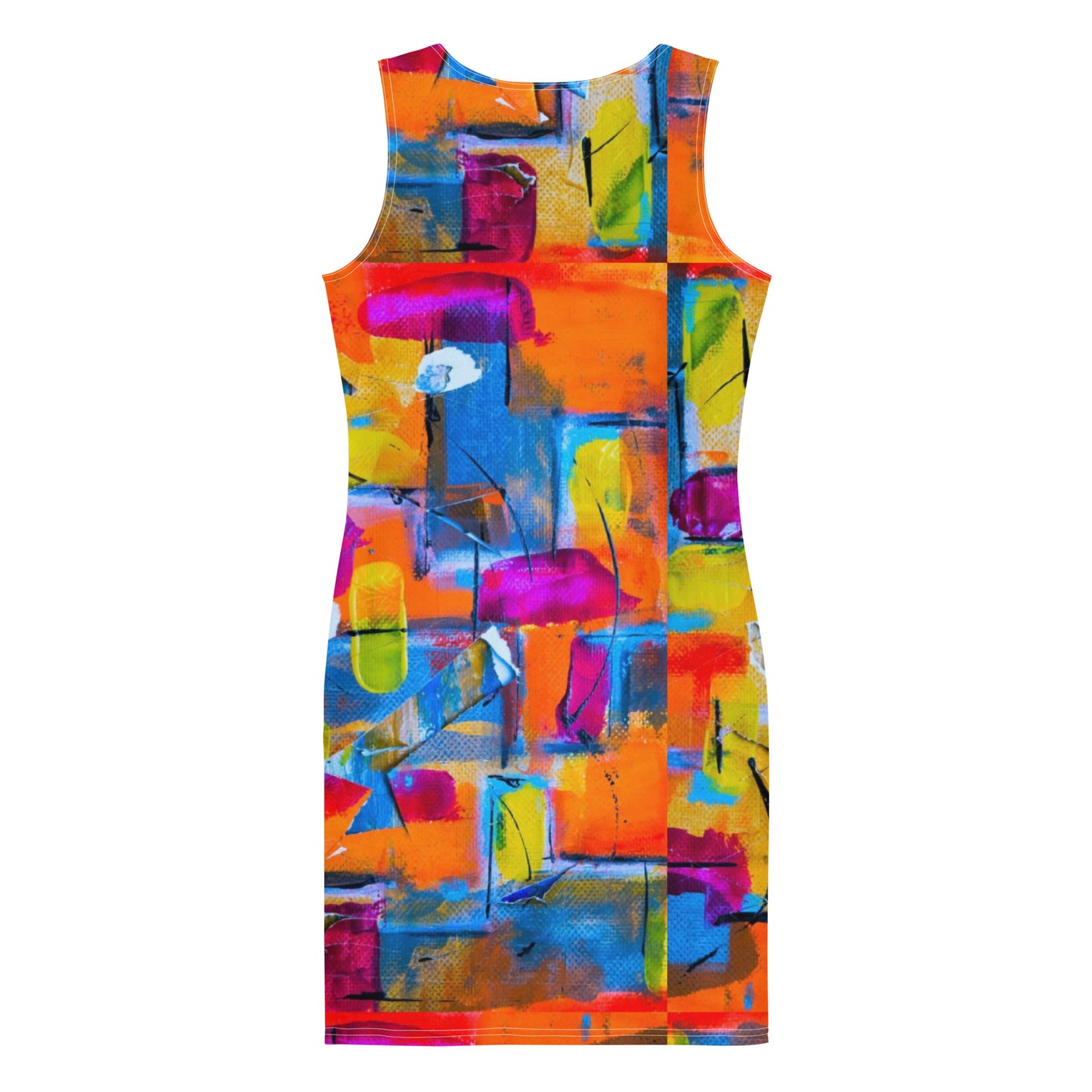 Maadish | Multi Paint Fitted Dress