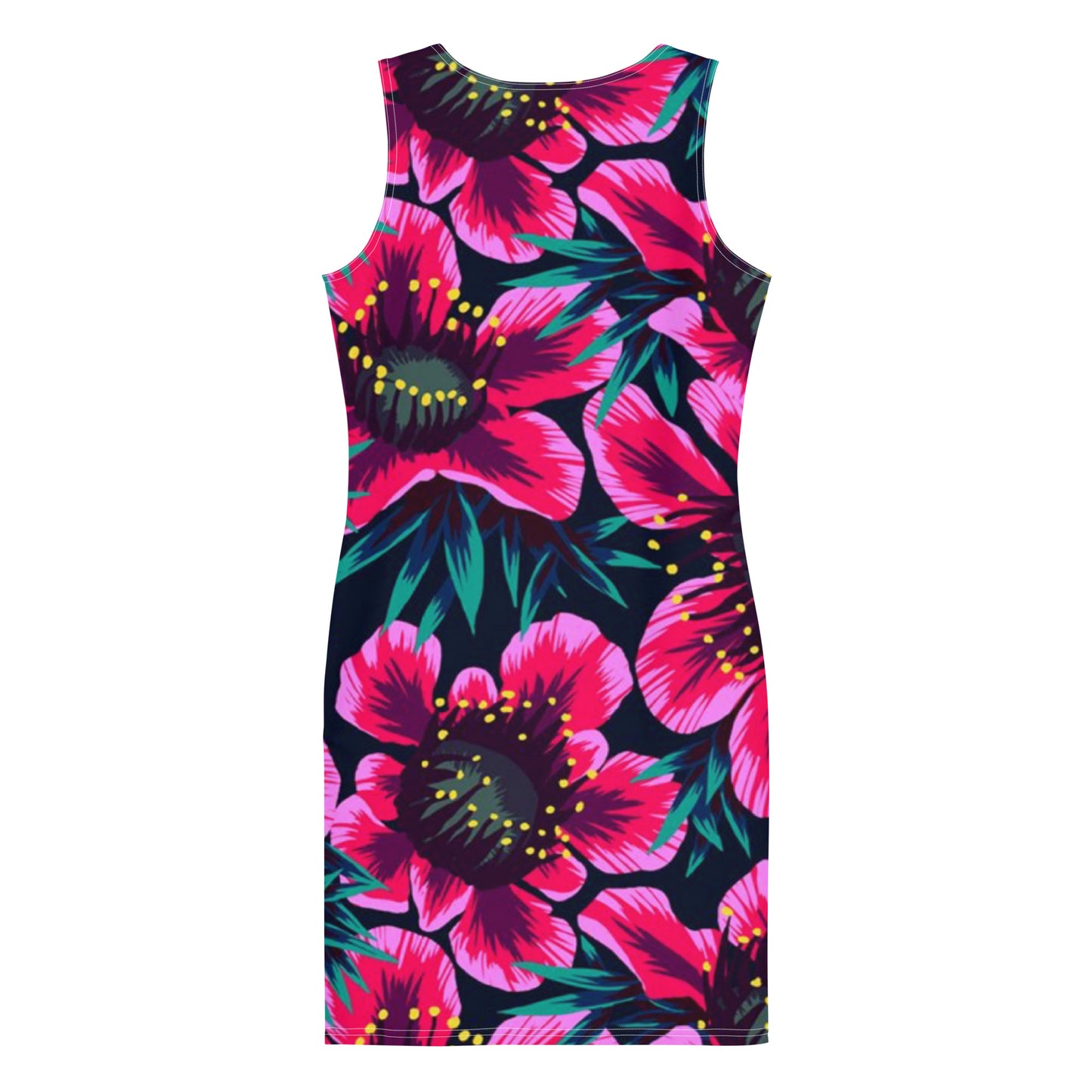 Maadish | Pink Floral Fitted Dress