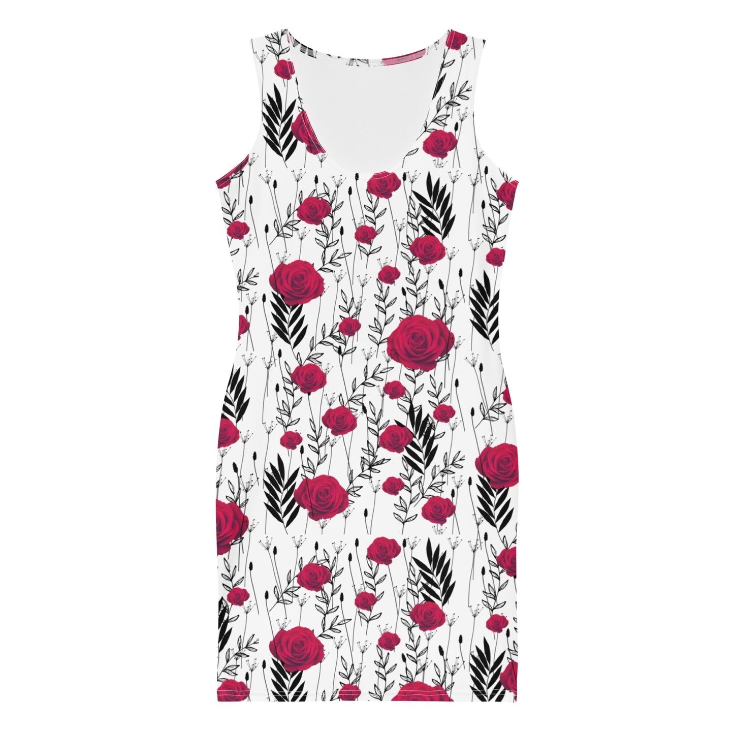 Maadish | Rose Floral Fitted Dress