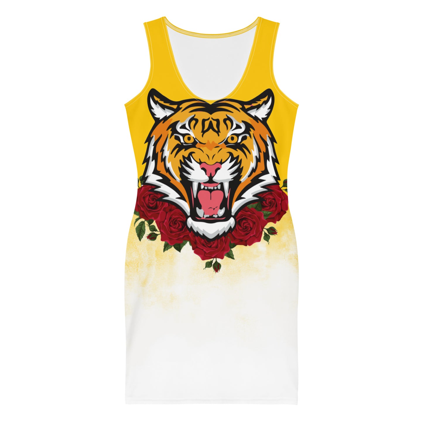Maadish | Fitted Tiger and Roses Dress