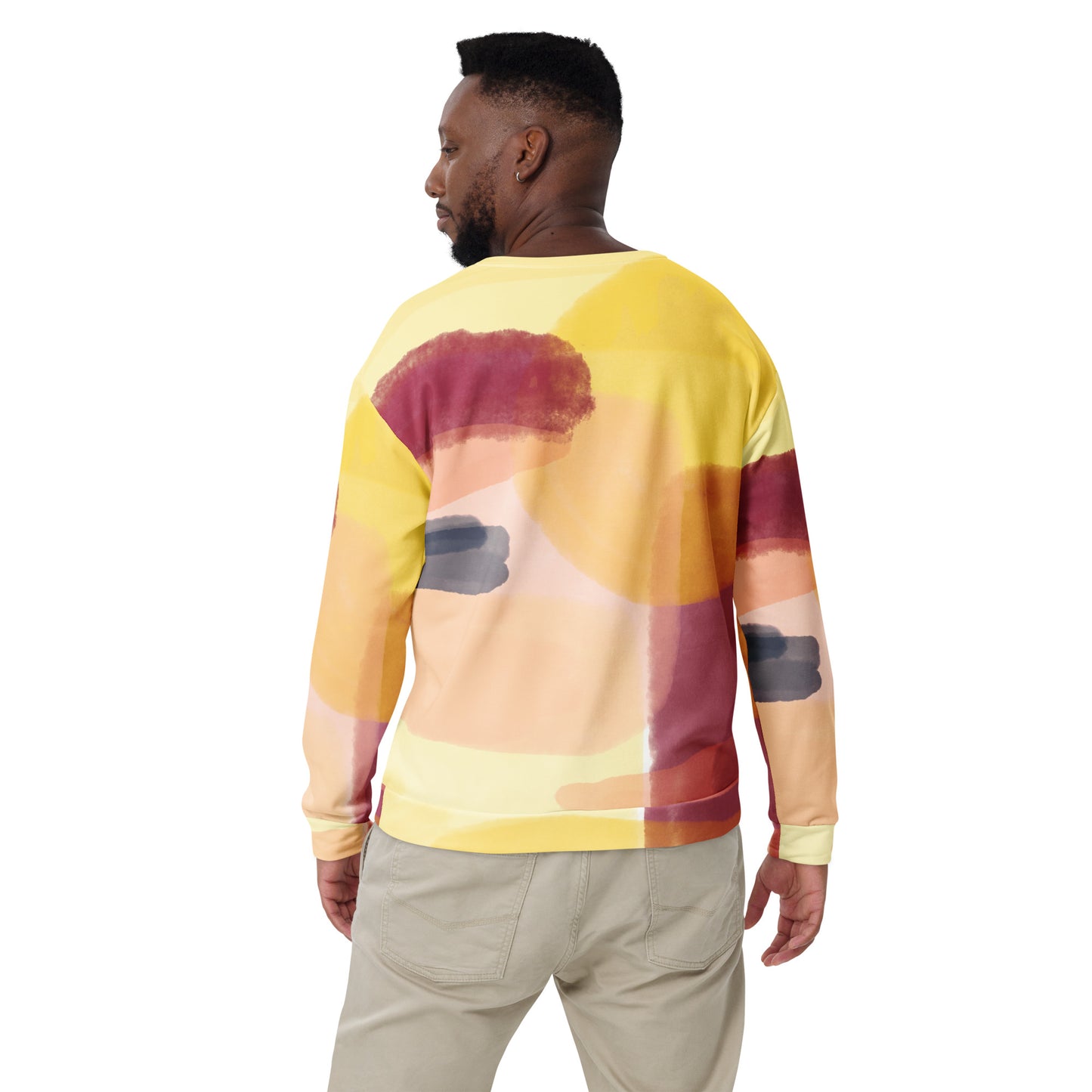 Maadish | Yellow x  Burgundy Sweatshirt