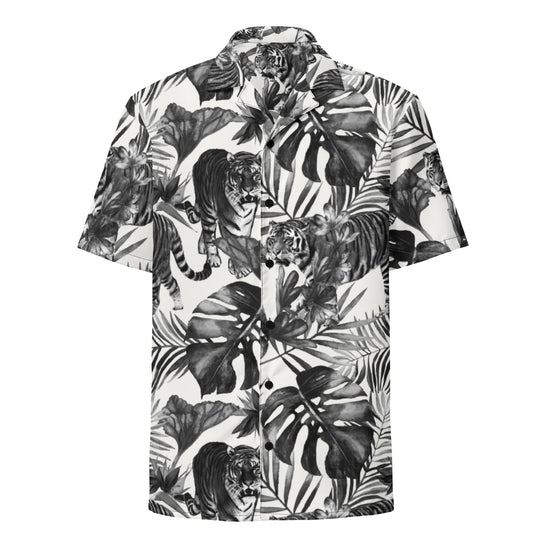 Maadish | Grey Tiger x Floral Shirt
