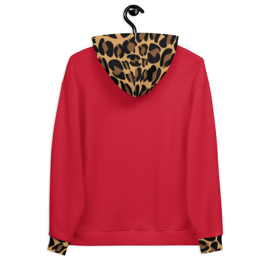 Maadish | Red Leopard Hoodie