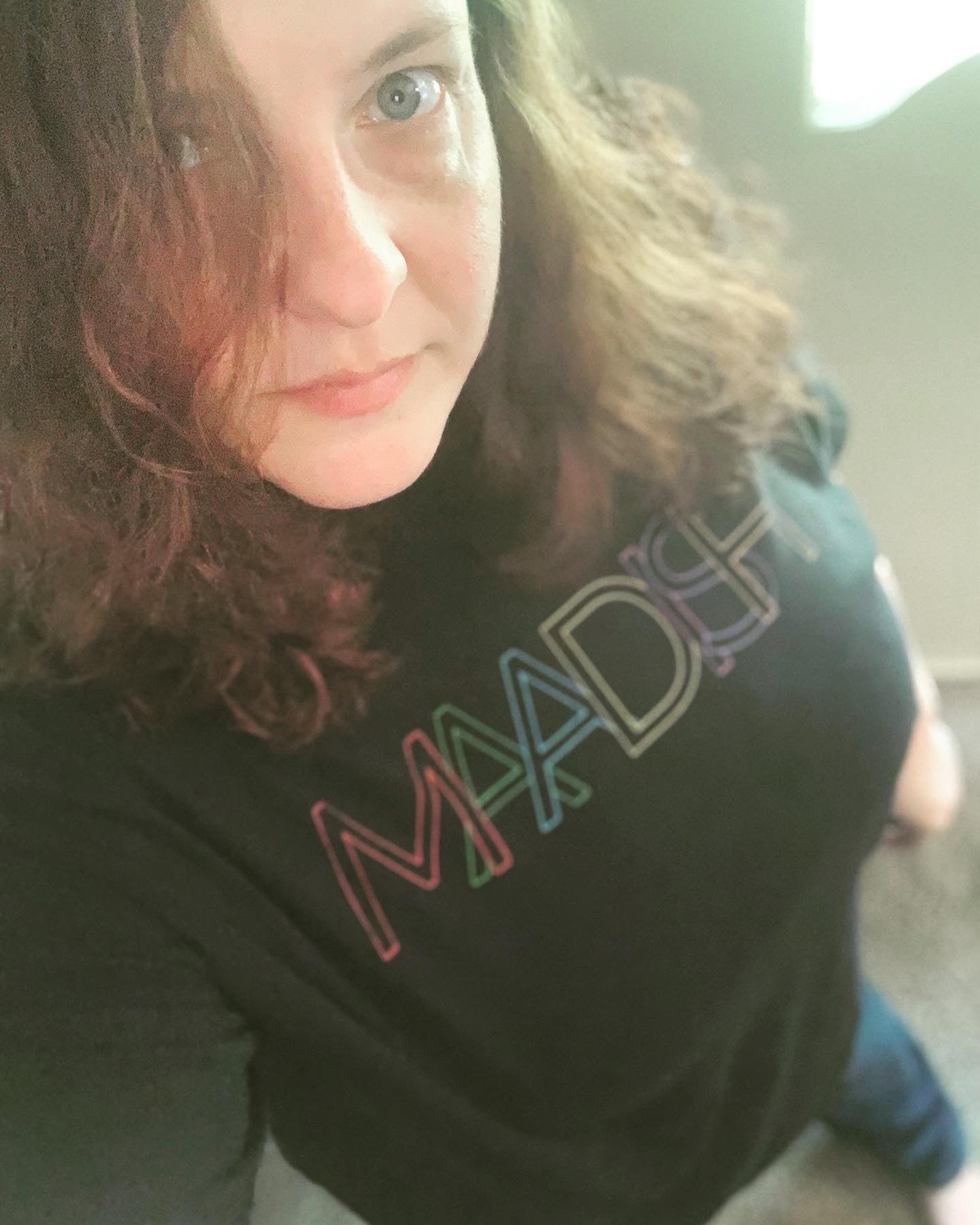 Maadish | Black T-Shirt w/Maadish Rainbow