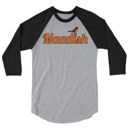 Maadish | Baseball T-shirt (grey|white)