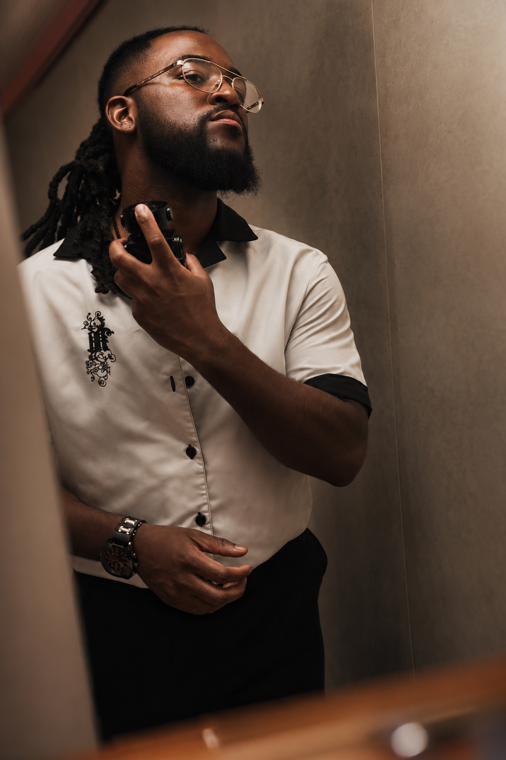 Maadish | Summit White Button Up