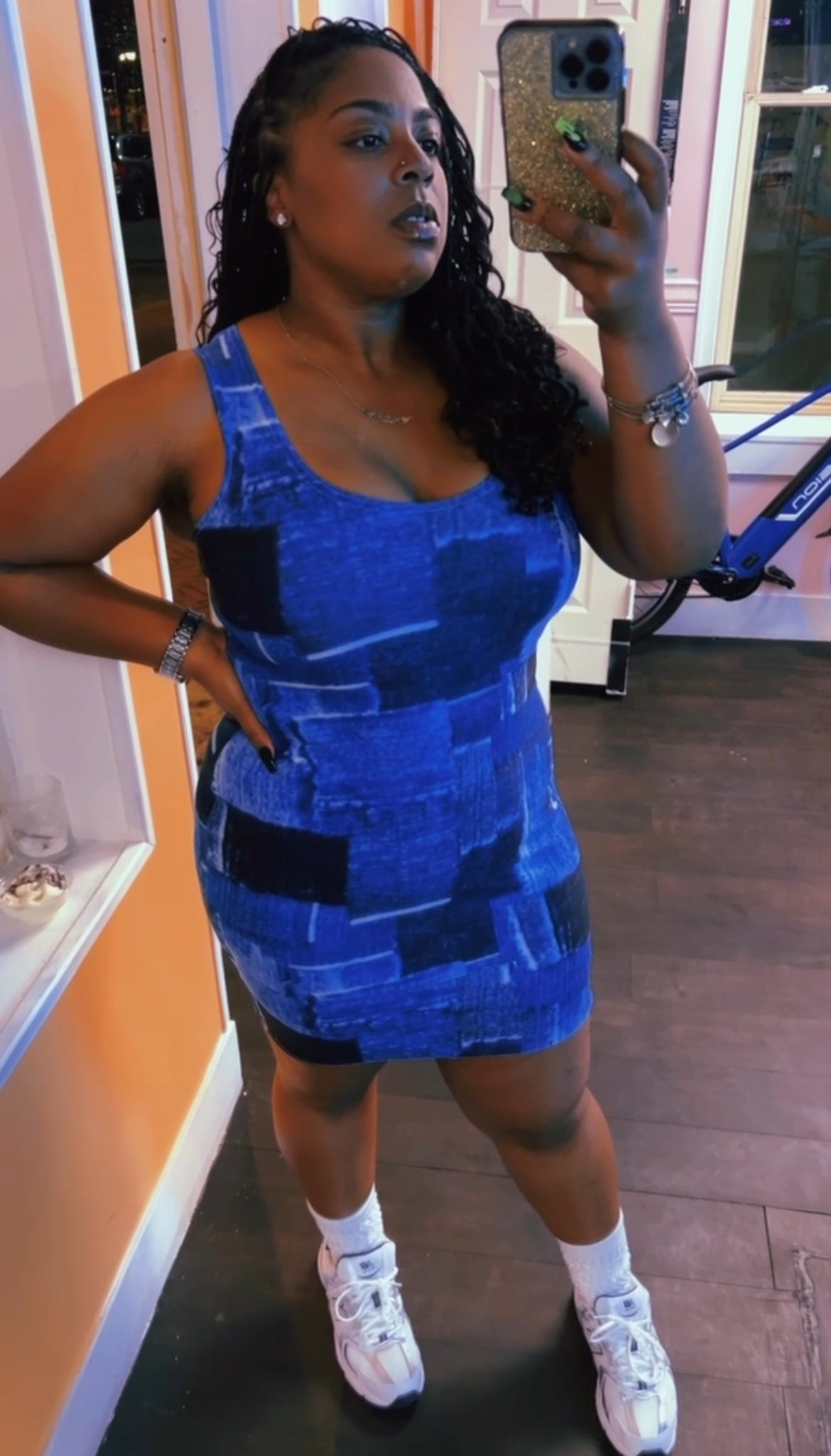 Maadish | Shades of Denim Fitted Dress