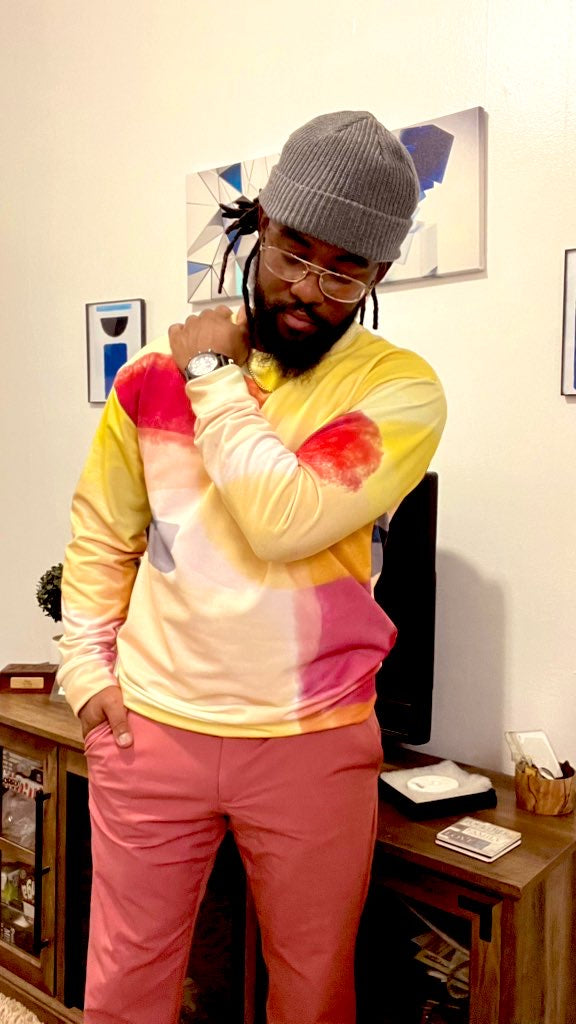 Maadish | Yellow & Burgundy Sweatshirt