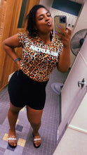 Maadish | Women’s Cheetah Crop Tee
