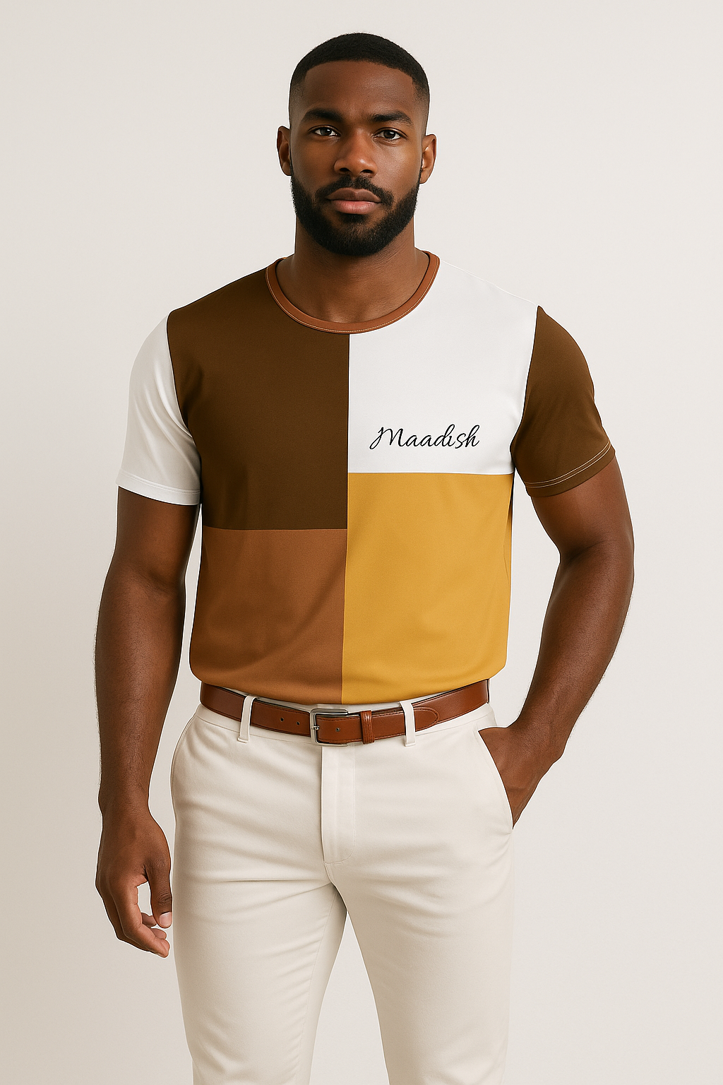 Caramel Contrast Tshirt