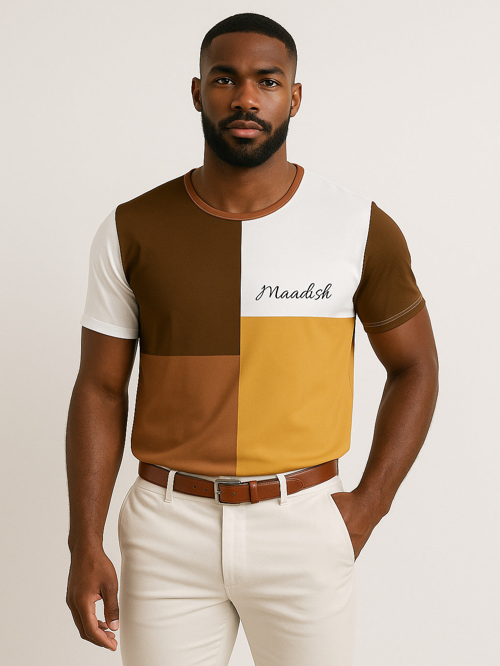 Caramel Contrast Tshirt