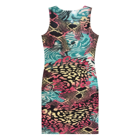 Maadish | Multi Print Fitted Dress