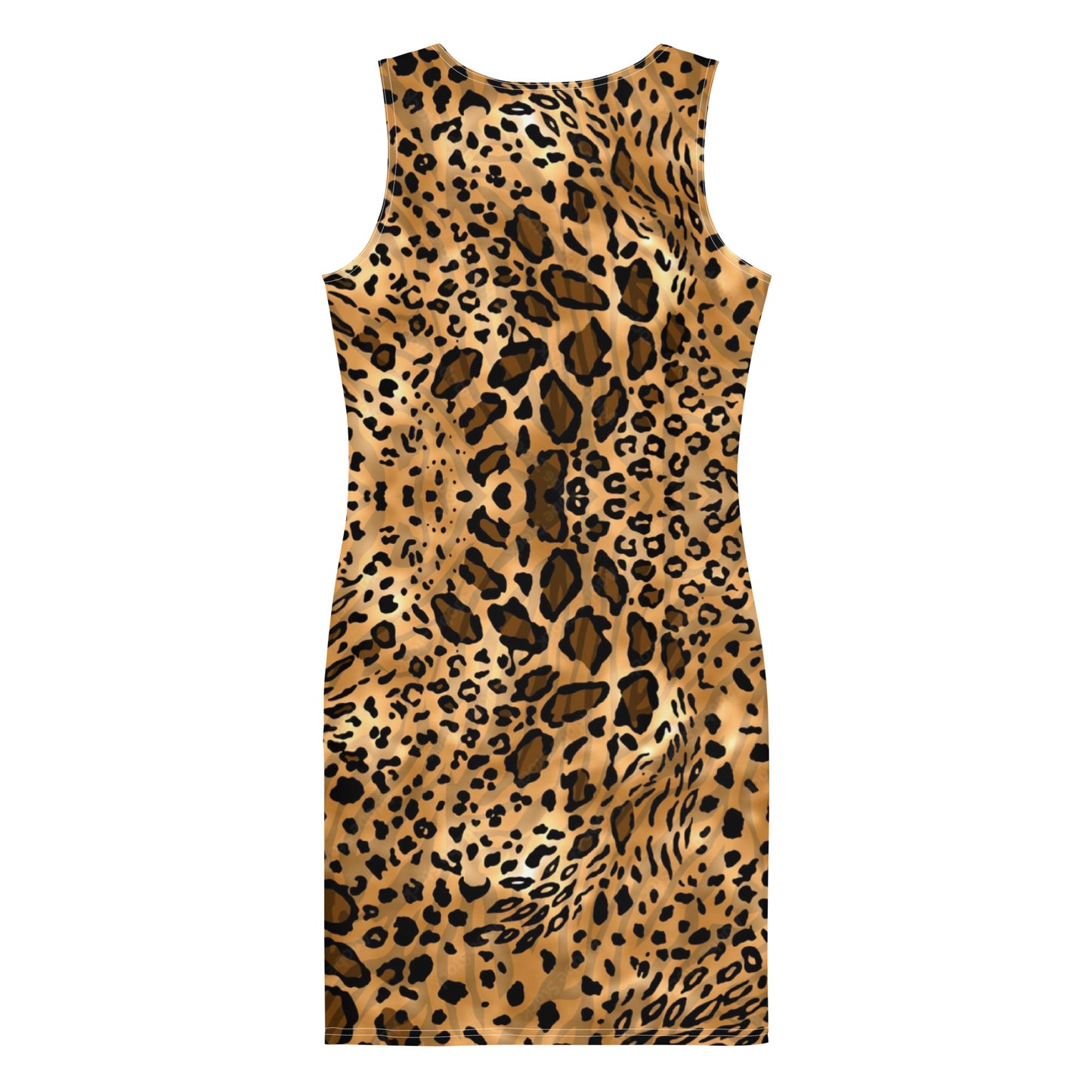 Maadish | Big Cat Multi Print Fitted Dress