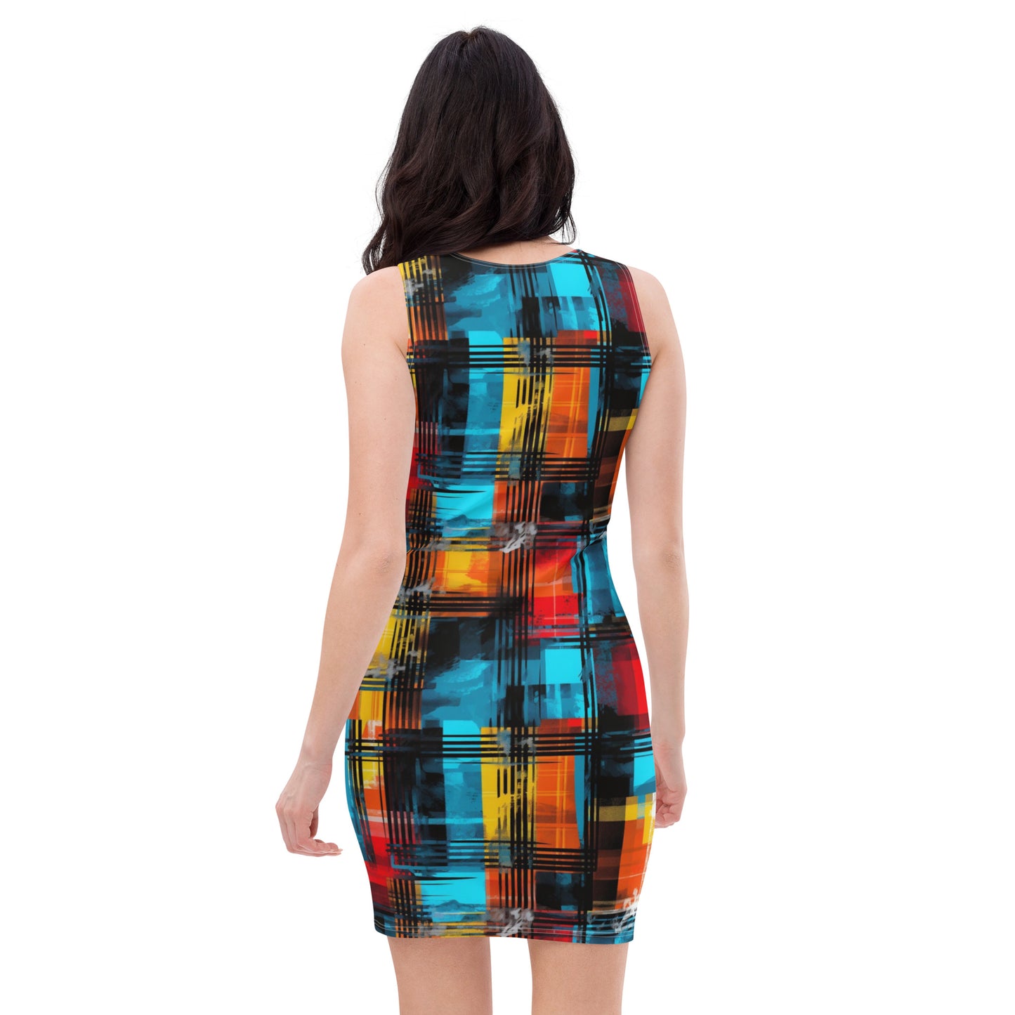 Maadish | Multiplaid Fitted Dress