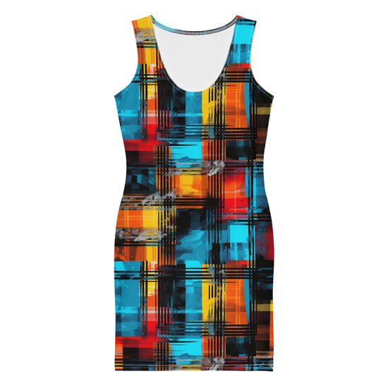 Maadish | Multiplaid Fitted Dress