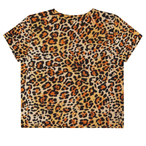 Maadish | Women’s Cheetah Crop Tee