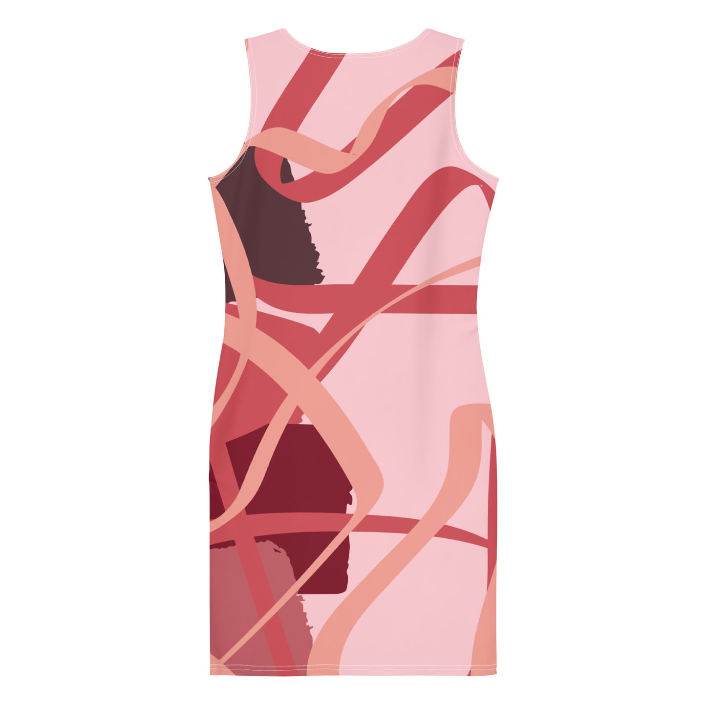 Maadish | Pink Fitted Ribbon Dress