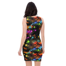 Maadish | Women’s Splattered Brick Fitted Dress