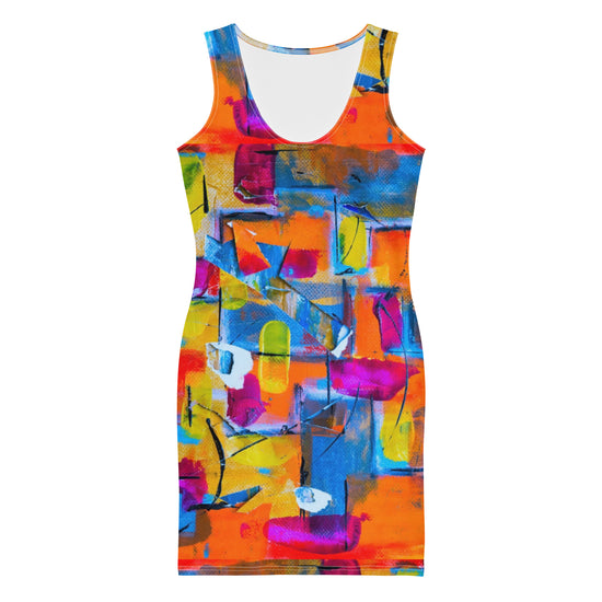 Maadish | Multi Paint Fitted Dress