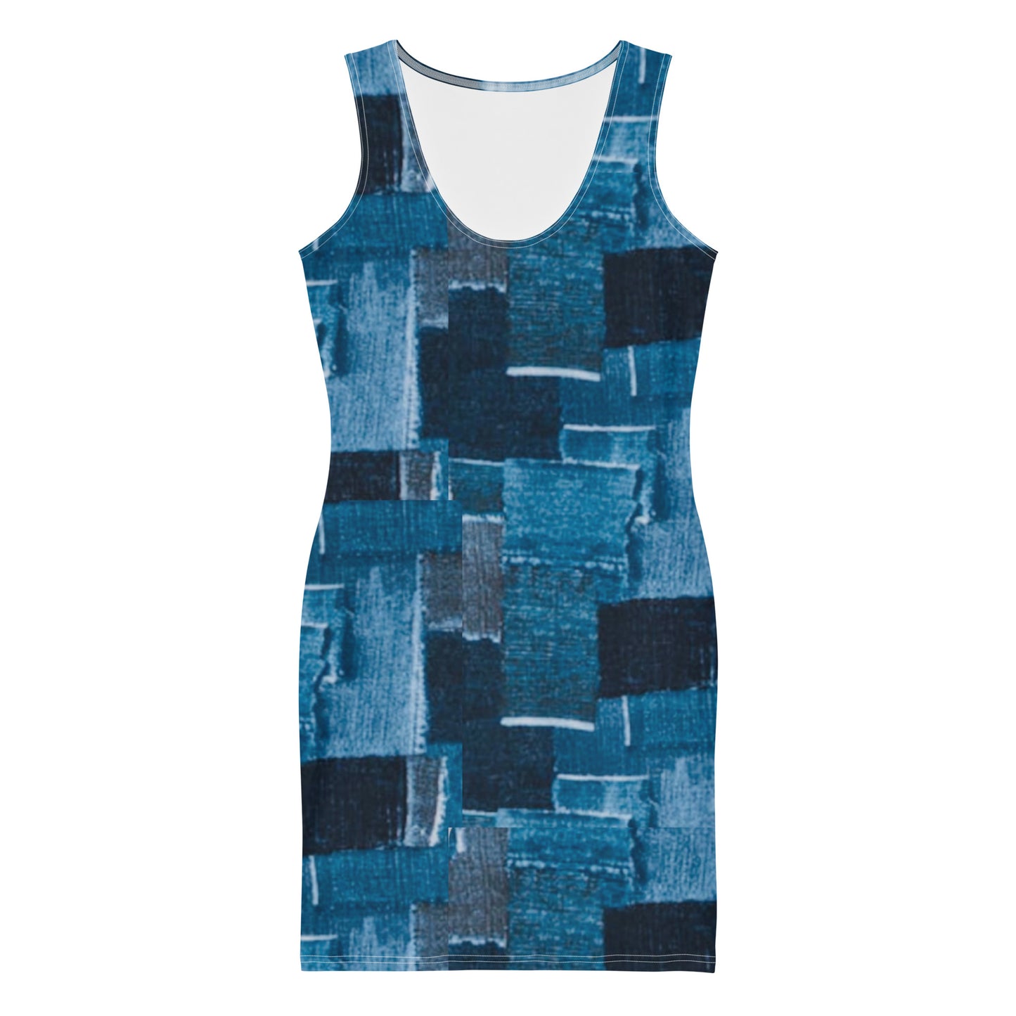 Maadish | Shades of Denim Fitted Dress