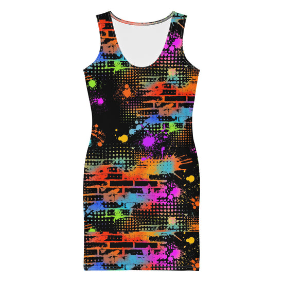 Load image into Gallery viewer, Maadish | Women’s Splattered Brick Fitted Dress

