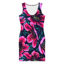 Maadish | Women’s Pink Floral Fitted Dress