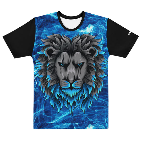 Load image into Gallery viewer, Maadish | Men’s Blue Lion t-shirt
