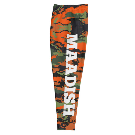 Maadish | Orange Fatigue Joggers