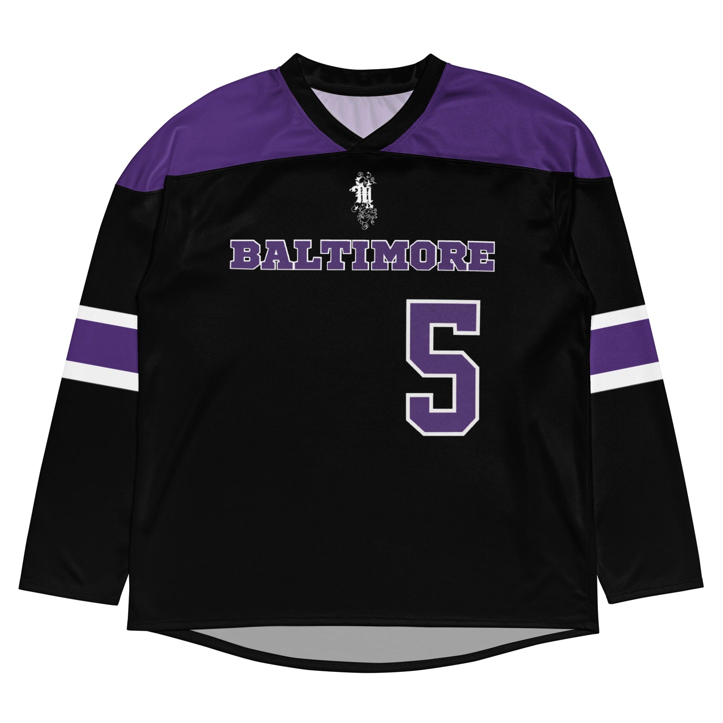 Maadish | Black Baltimore hockey jersey