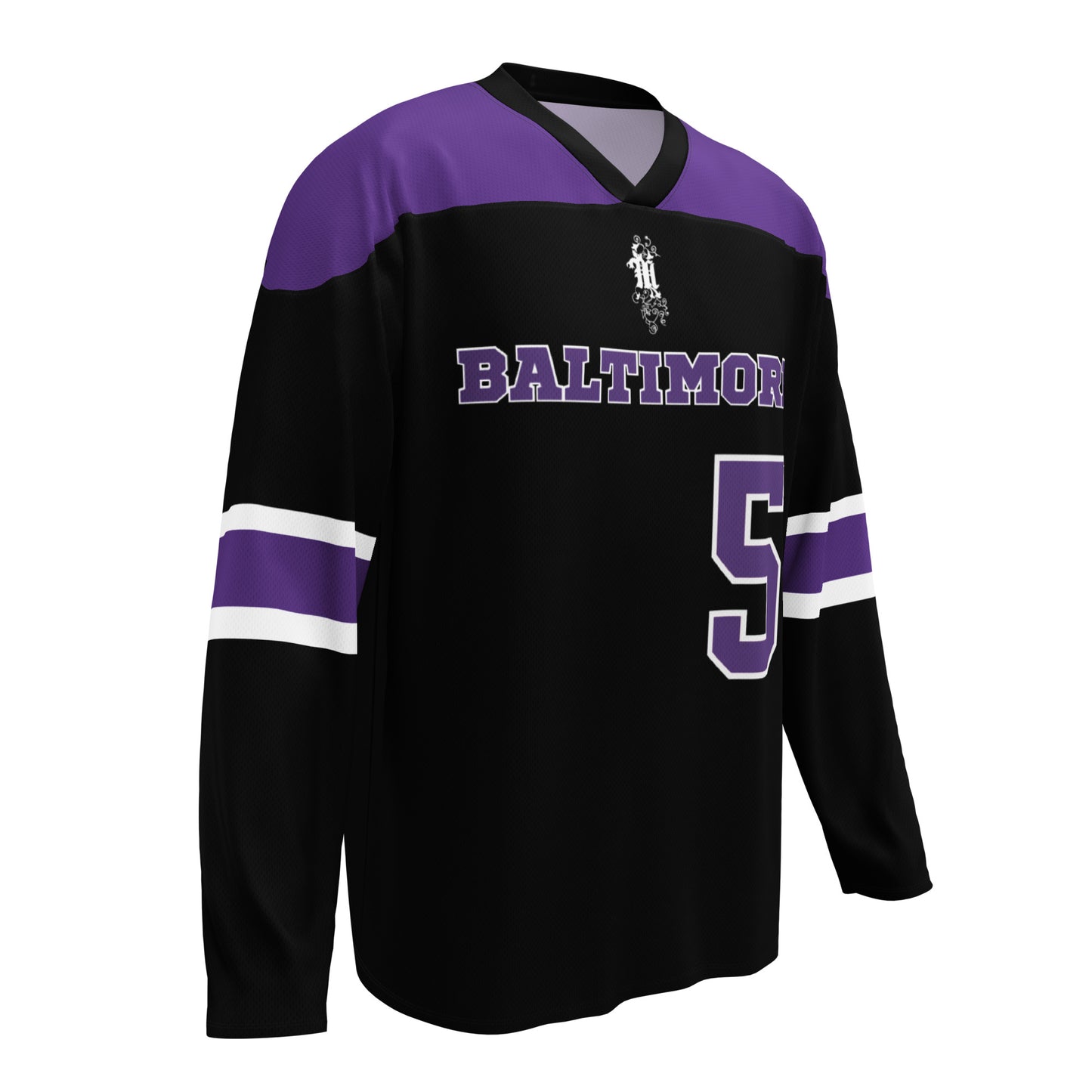 Maadish | Black Baltimore hockey jersey