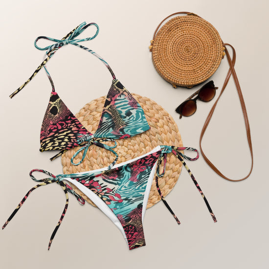Maadish | Multi Print String Bikini