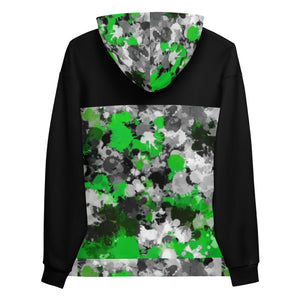 Maadish | Green Paint Camo Hoodie