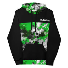 Maadish | Green Paint Camo Hoodie