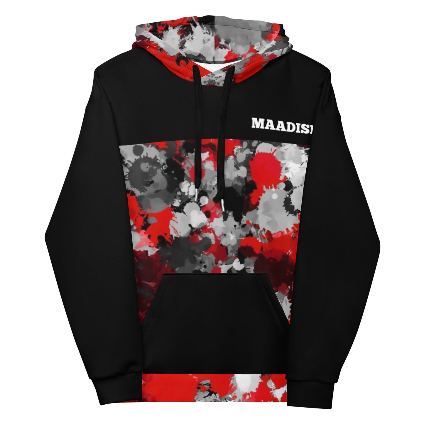 Load image into Gallery viewer, Maadish | Red Paint Camo Hoodie
