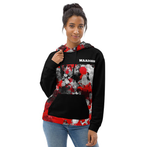 Maadish | Red Paint Camo Hoodie