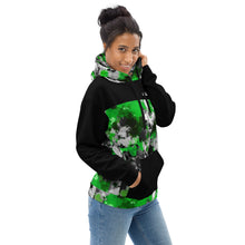 Maadish | Green Paint Camo Hoodie