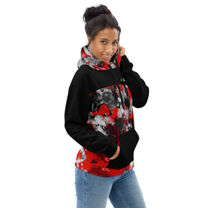 Maadish | Red Paint Camo Hoodie
