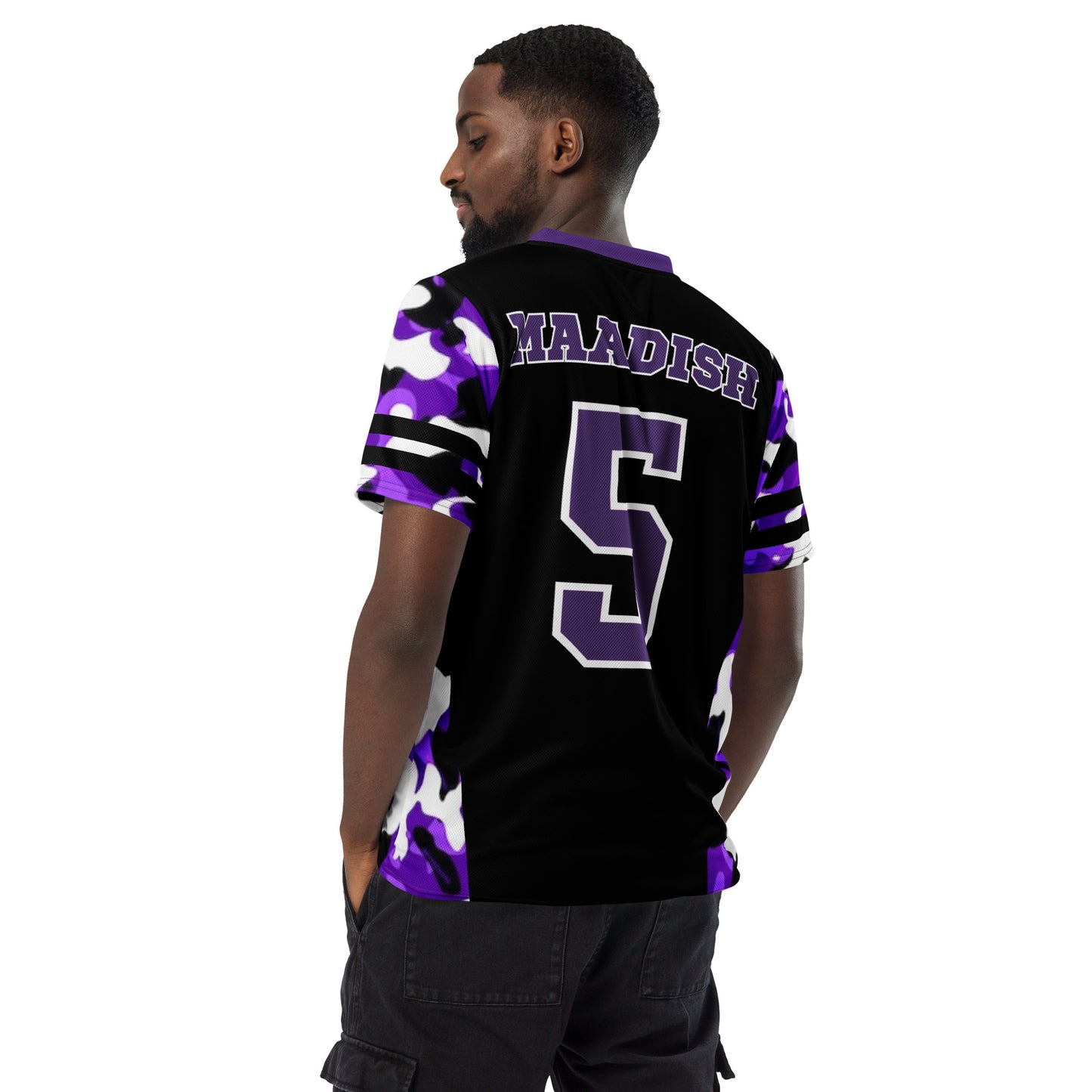 Maadish | Baltimore Black and Purple Camo jersey