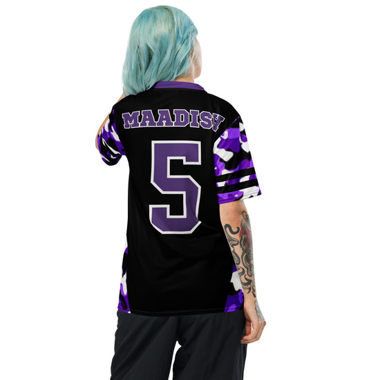 Maadish | Baltimore Black and Purple Camo jersey