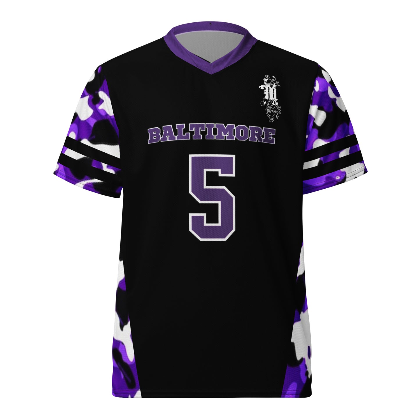 Maadish | Baltimore Black and Purple Camo jersey
