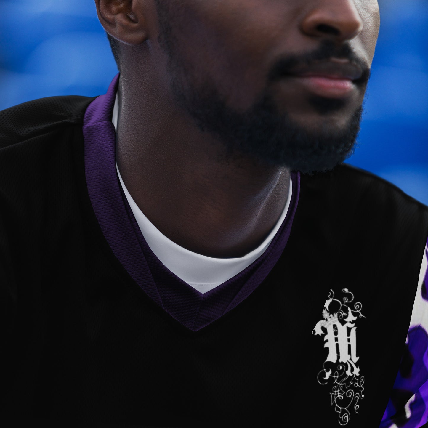 Maadish | Baltimore Black and Purple Camo jersey