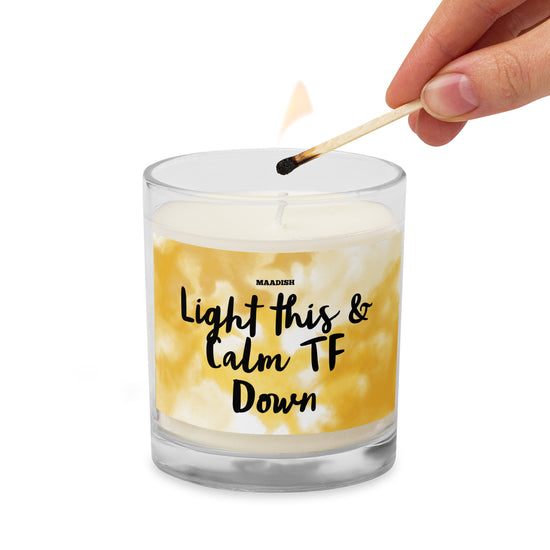 Load image into Gallery viewer, Maadish | Light This Glass Candle Jar

