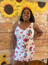 Maadish | Women's Rose Floral Fitted Dress