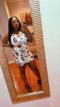 Maadish | Women's Rose Floral Fitted Dress
