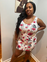 Maadish | Women's Rose Floral Fitted Dress