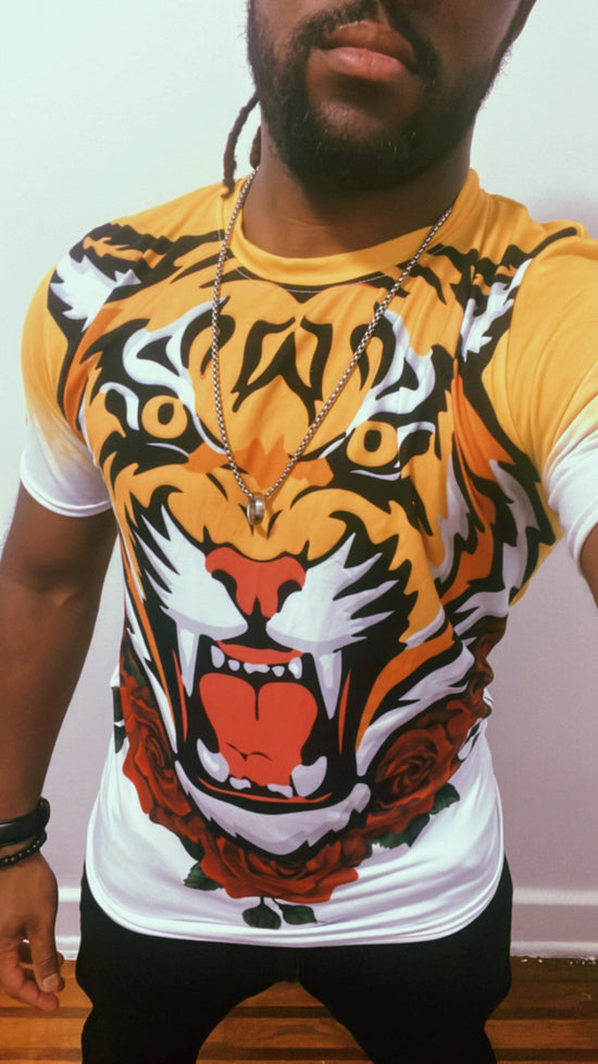 Maadish | Tiger and Roses T-shirt