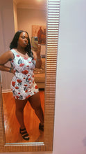 Maadish | Women's Rose Floral Fitted Dress