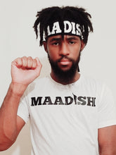Maadish | Black Power T-Shirt (white|grey)
