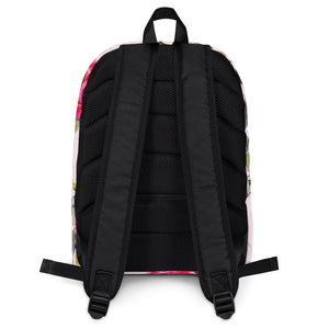 Maadish | Cute Pink Floral Backpack For Girls